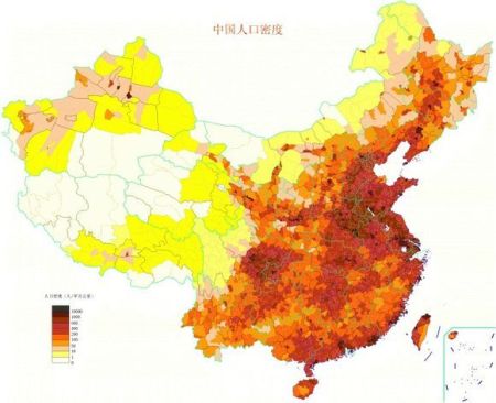 全球最拥挤岛走红 中国城市人口密度排名