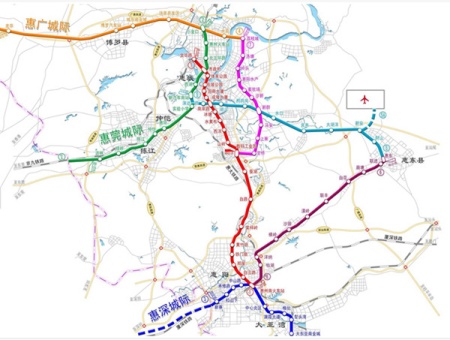 至深圳坪山的轻轨未有动工具体时间表,但规划时间界限为近期至2017年图片