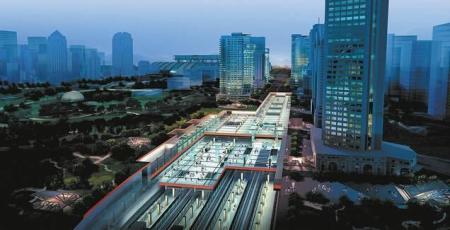 亚洲最大的地下火车站年底开通 广州可直通香港