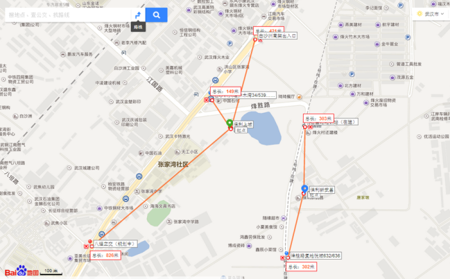 交通PK:同享江国路站 保利上城步行距离更短